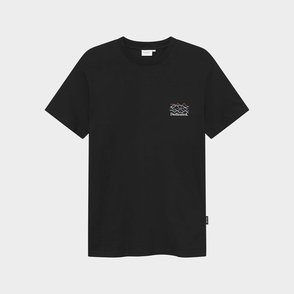 Dedicated Stockholm Line Mountains Tee - Black