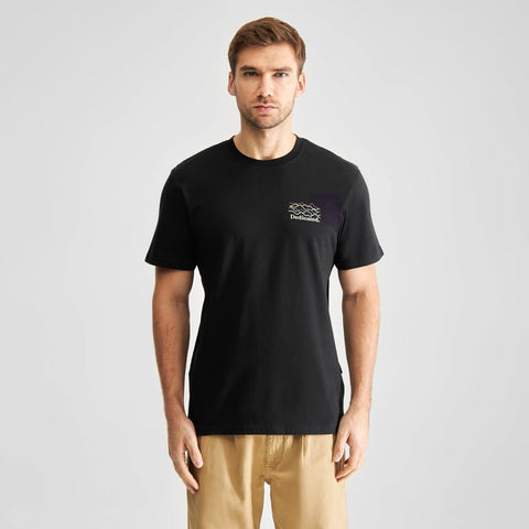 Dedicated Stockholm Line Mountains Tee - Black