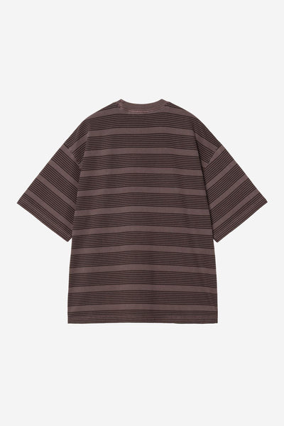 Carhartt WIP Hanson Striped Tee - Hanson Stripe/Palisander