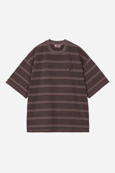 Carhartt WIP Hanson Striped Tee - Hanson Stripe/Palisander