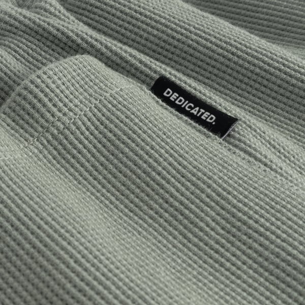 Dedicated Essingen Waffle Shorts - Iceberg Green