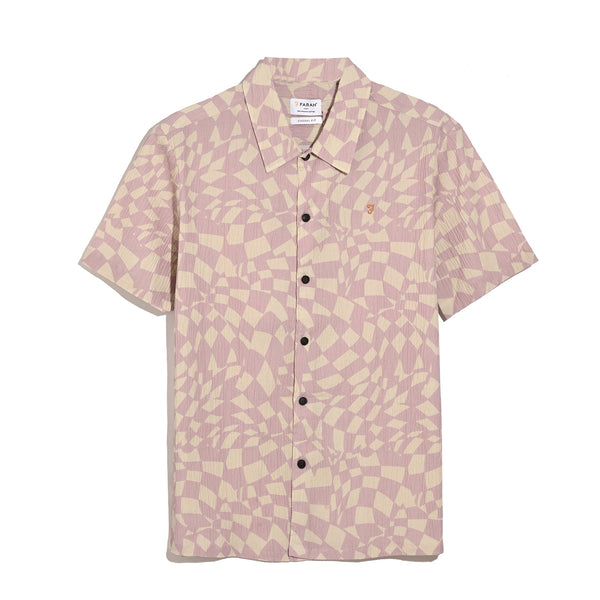 Farah S/S Angelo Shirt - Birch Grey