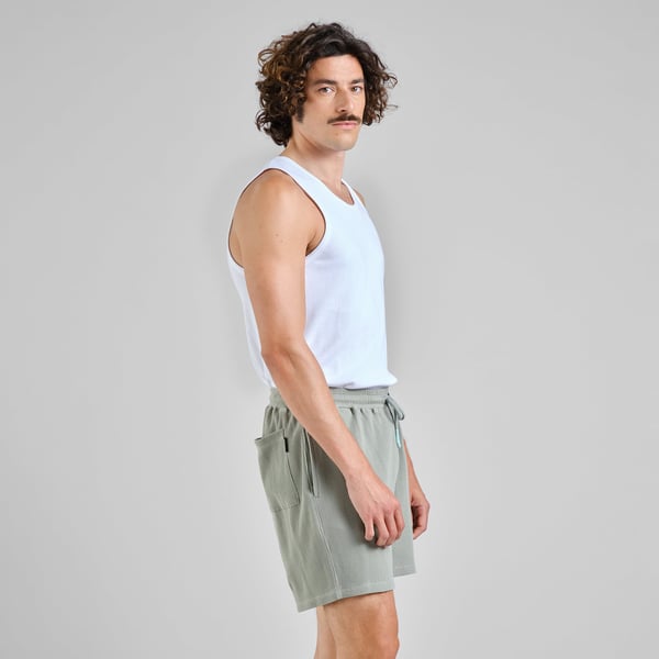 Dedicated Essingen Waffle Shorts - Iceberg Green