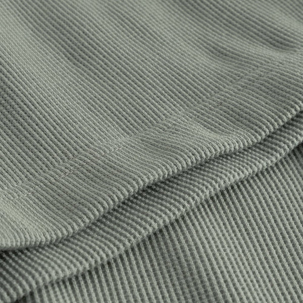 Dedicated Falkvik Waffle S/S Shirt - Iceberg Green