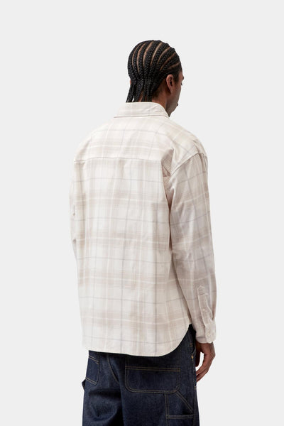 Carhartt WIP Wilber L/S Shirt - Wilbur Check/Natural