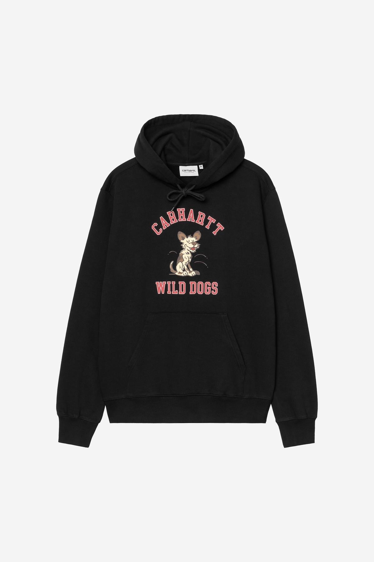 Carhartt WIP Wild Dog Hooded Sweat - Black