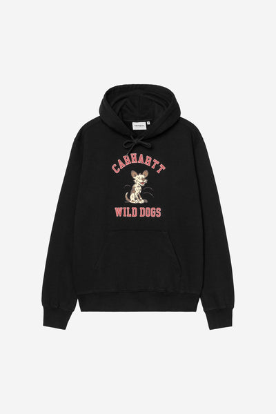 Carhartt WIP Wild Dog Hooded Sweat - Black
