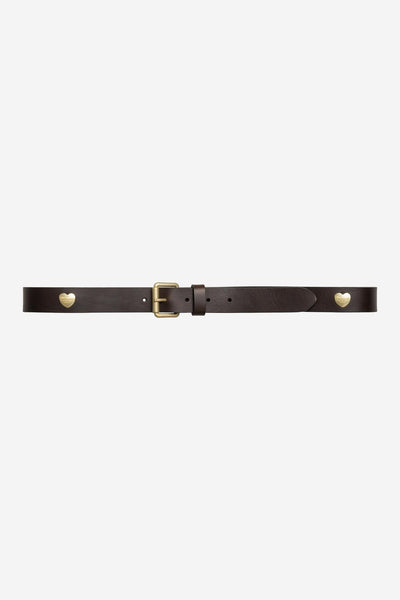 Carhartt WIP Tylor Leather Belt - Tobacco/Gold