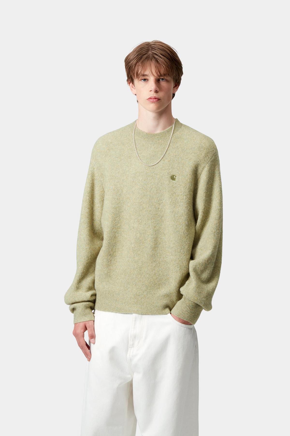 Carhartt WIP Curtis Sweater - Tangled Brass