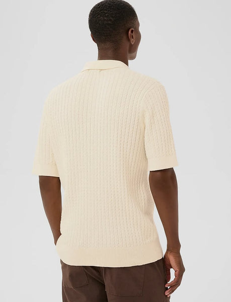 Matinique Mapolo BB Knitted Polo - Vanilla Ice/Off White