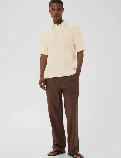 Matinique Mapolo BB Knitted Polo - Vanilla Ice/Off White