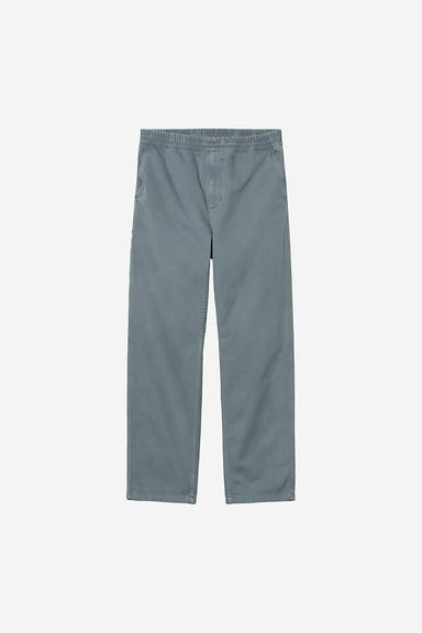 Carhartt WIP Flint Pant Moraga Twill - Cozy Blue, Garment Dyed