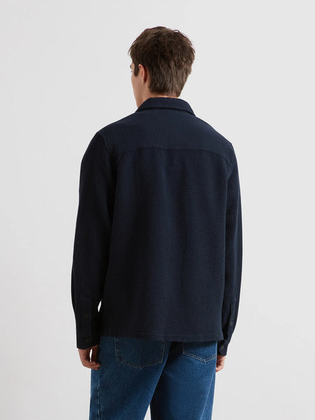 Farah L/S Castlefields Overshirt - True Navy