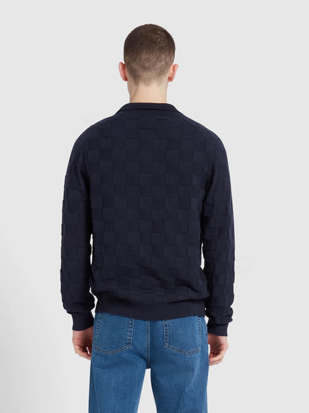 Farah Trinity Cardigan - True Navy