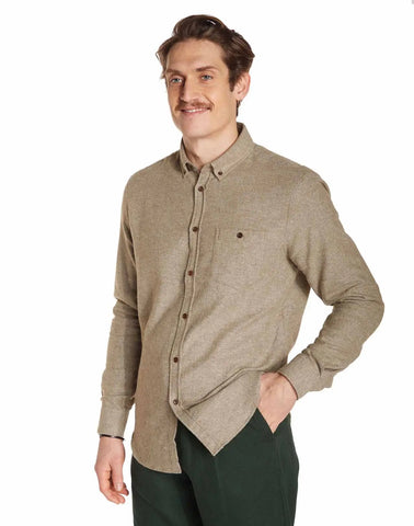 OLOW Strato Flannel Shirt - Khaki