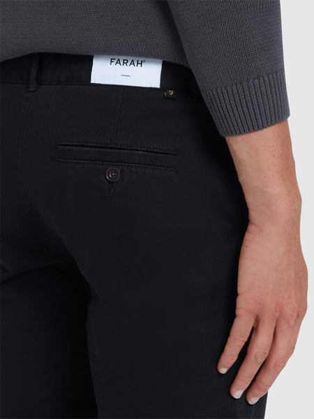 Farah  Elm Slim Fit Chinos - Black