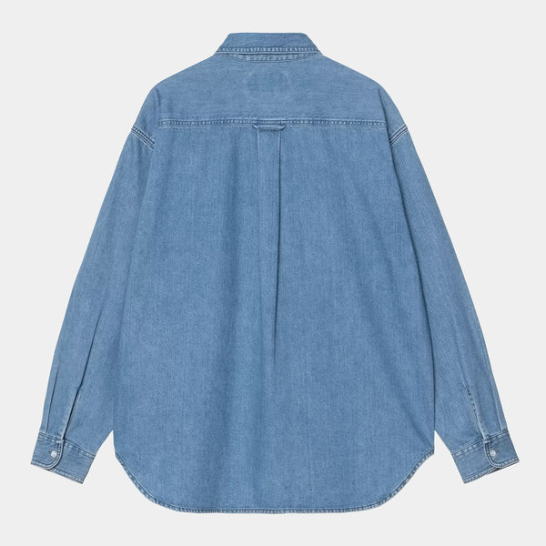 Carhartt Lucas Denim Shirt  - Blue Stone Washed