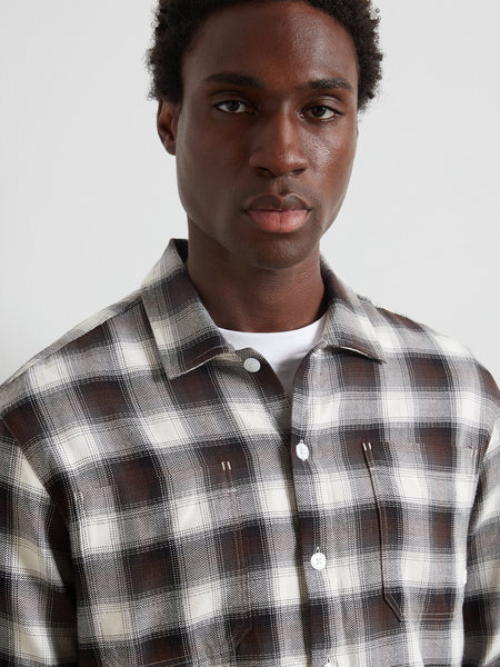 Farah Lavelle Check Shirt - Black/Brown