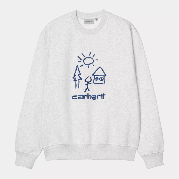 Carhartt Masterpiece Sweat - Ash Heather/Wolfsbane