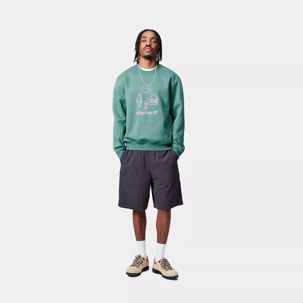 Carhartt Masterpiece Sweat - Saguaro/Pink