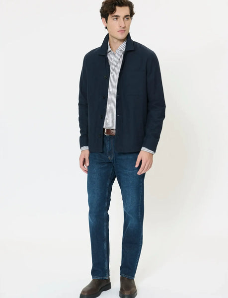 Matinique Maorginal Heritage Overshirt - Dark Navy