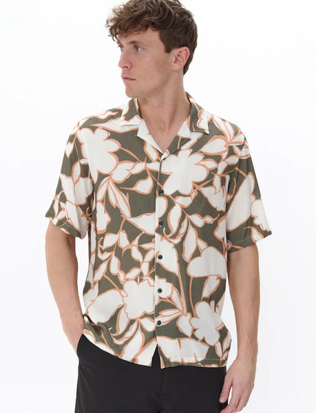 Matinique Maklampo S/S Shirt - Light Army