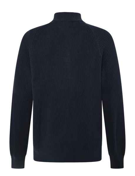 Matinique Hellson Zip Cardigan - True Navy