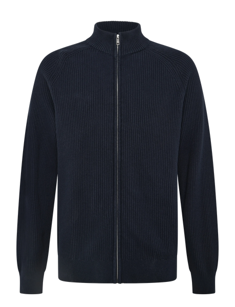 Matinique Hellson Zip Cardigan - True Navy
