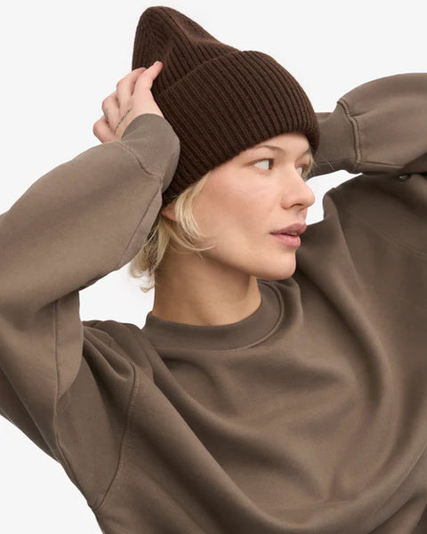 Colorful Standard Merino Hat - Coffee Brown
