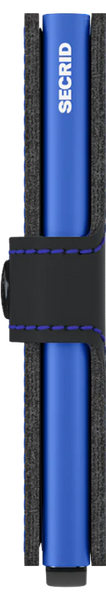Secrid Miniwallet Matte -  Black Blue