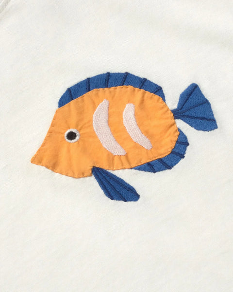 Thinking Mu Aaron Payaso Patch Tee - White