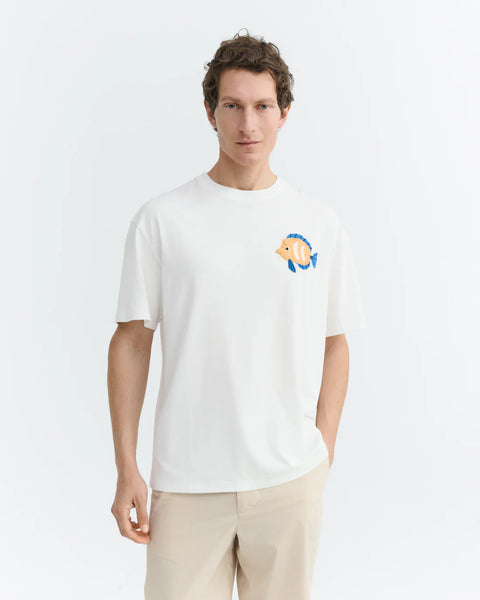 Thinking Mu Aaron Payaso Patch Tee - White