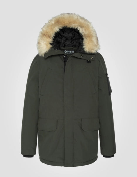 Schott Nelson20 Hooded Winter Parka - Khaki
