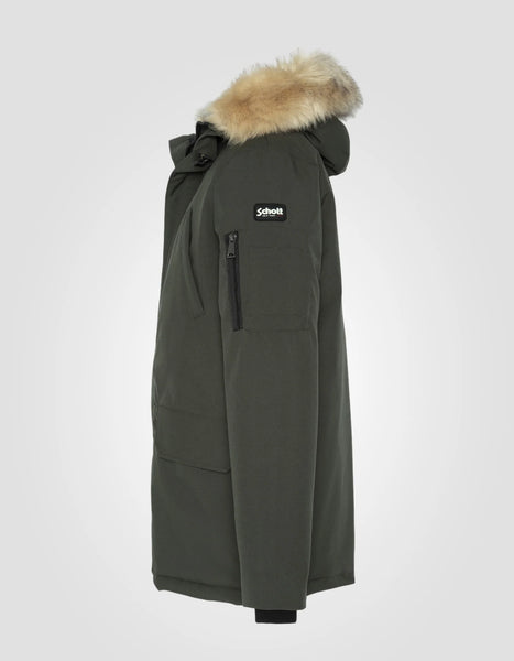 Schott Nelson20 Hooded Winter Parka - Khaki