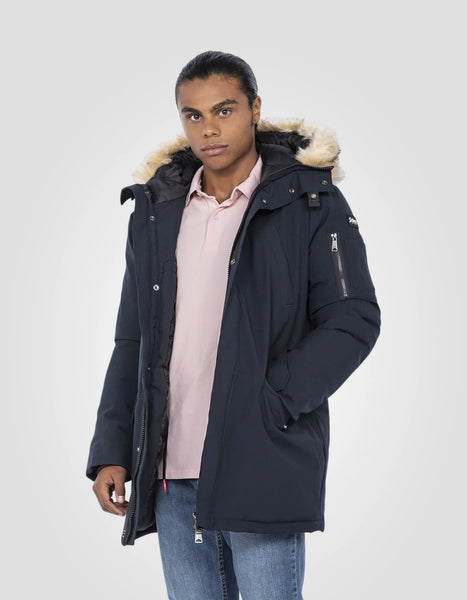 Schott Nelson20 Hooded Winter Parka - Navy