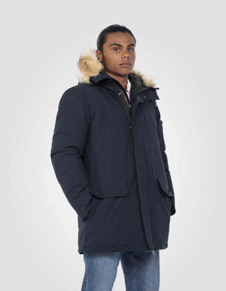 Schott Nelson20 Hooded Winter Parka - Navy
