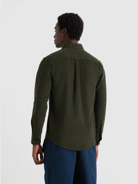 Farah Spencer Cord Shirt - Rosemary