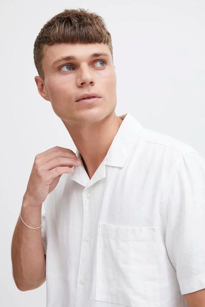 !Solid Sdallan Cuba S/S Shirt - Off White