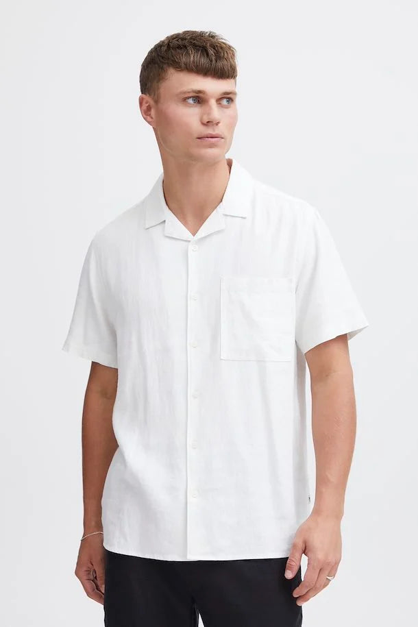 !Solid Sdallan Cuba S/S Shirt - Off White