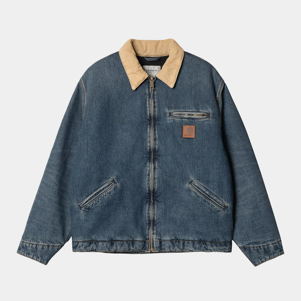 Carhartt OG Detroit Jacket - Blue Dusty H Brown