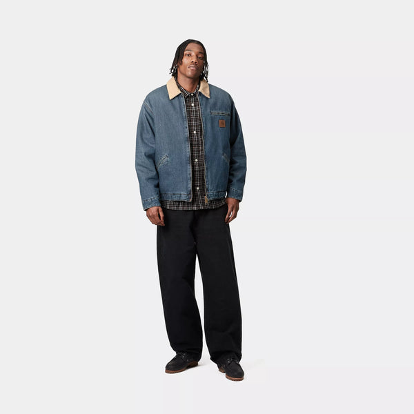 Carhartt OG Detroit Jacket - Blue Dusty H Brown