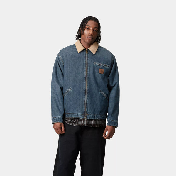 Carhartt OG Detroit Jacket - Blue Dusty H Brown