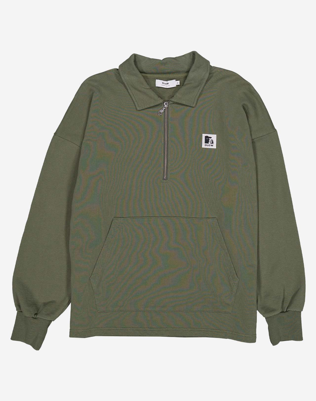 Olow Manso 1/4 Zip - Khaki