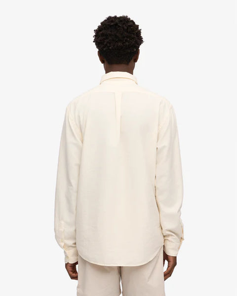 Colorful Standard Organic Button Down L/S Shirt - Ivory White