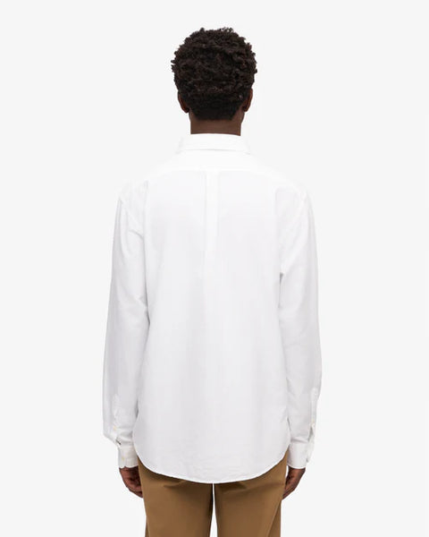 Colorful Standard Button Down L/S Shirt - Optical White