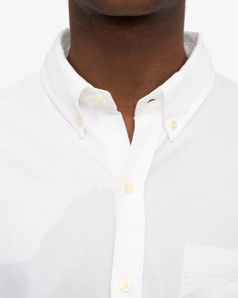 Colorful Standard Button Down L/S Shirt - Optical White