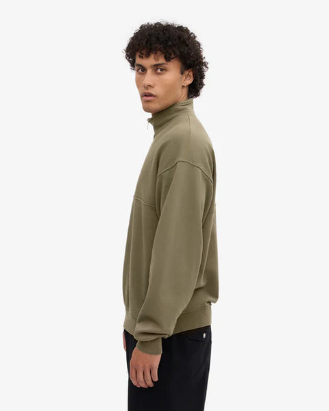 Colorful Standard Organic Quarter Zip - Dusty Olive