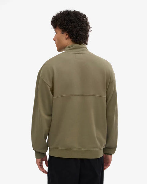 Colorful Standard Organic Quarter Zip - Dusty Olive