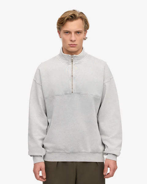 Colorful Standard Quarter Zip - Faded Grey