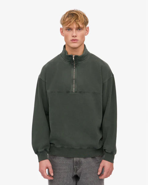 Colorful Standard Quarter Zip - Midnight Forest